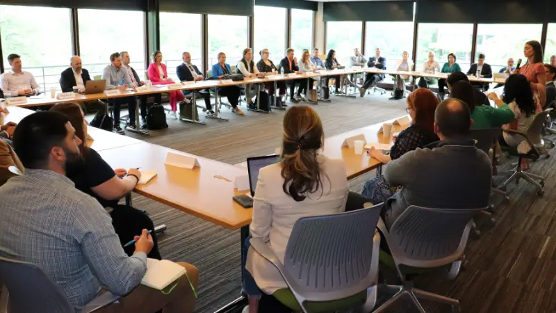 Small group peer session focused on CU growth strategies